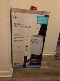 Portable air conditioner with remote control feature