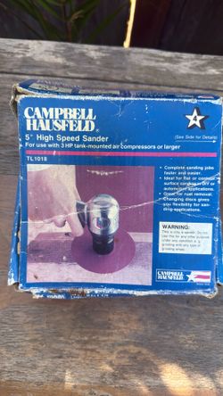 5” high speed sander