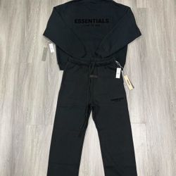 🔥 FOG ESSENTIALS BLACK SET – L