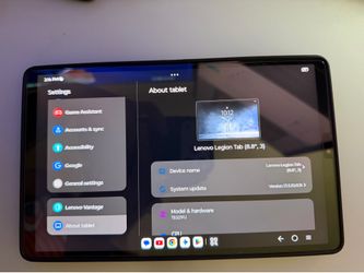 Lenovo Legion Y700 Gen 3 Gaming Tablet 12GB Ram & 256GB Storage Base