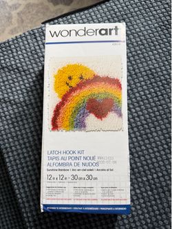 Latch hook craft kit