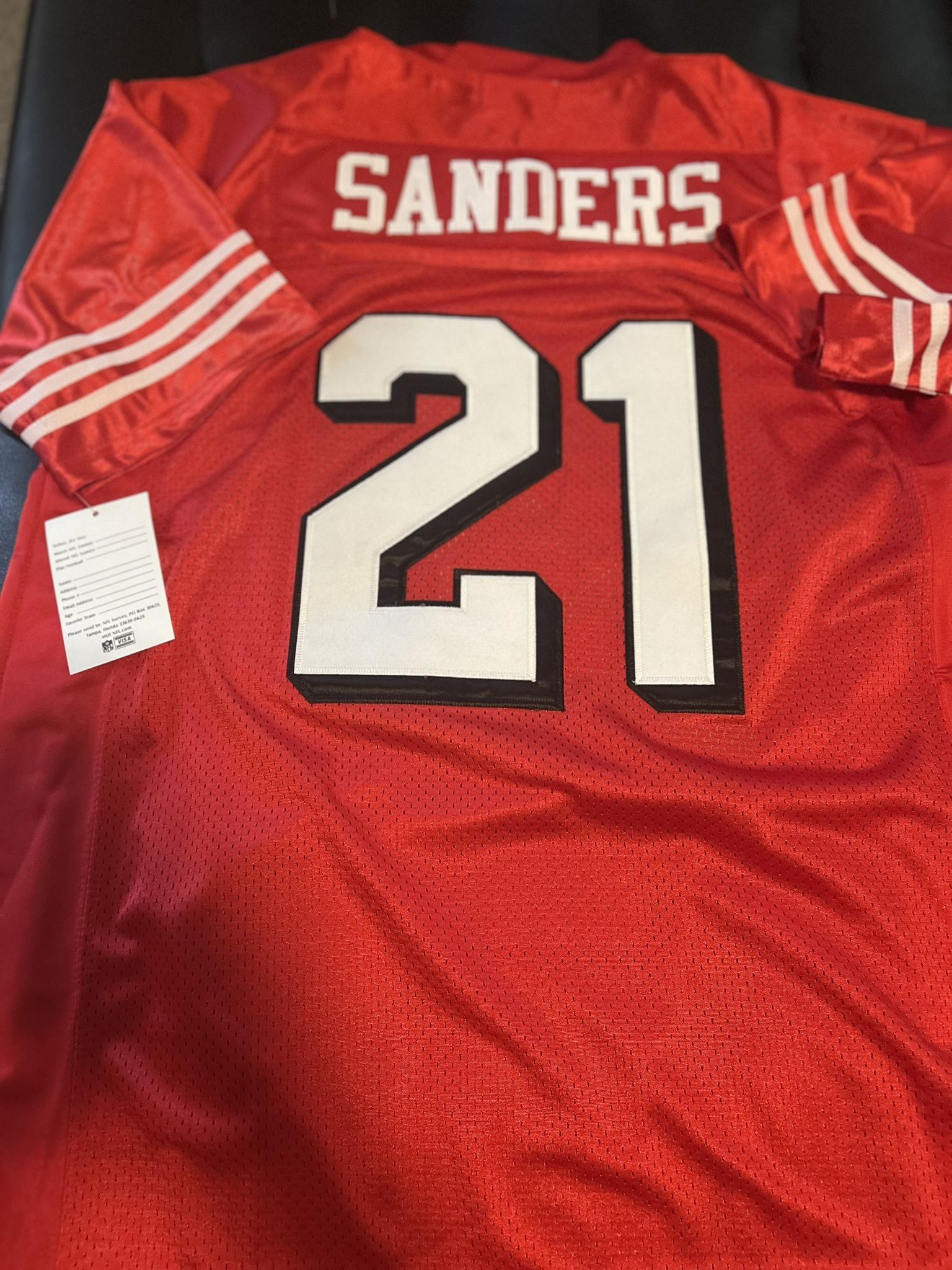 Deion Sanders 49ers Large Jersey