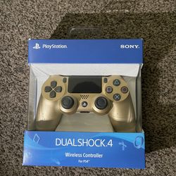 Gold ps4 controller brand new sealed