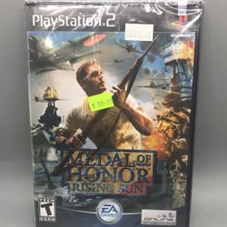 RARE SEALED Medal Of Honor Rising Sun Game PS2 Play Station 2 Playstation Two