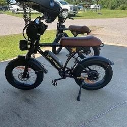 CycRun fat tire electric dirt bike (CERTIFIED WITH UL 2849) with 20*4.0" fat tire, LED powerful headlight, and extra-large seat 