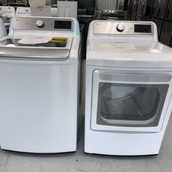 Top Load Washer With Agitator And Dryer Set