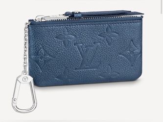 Louis Vuitton Monogram Blue Empreinte Key Pouch