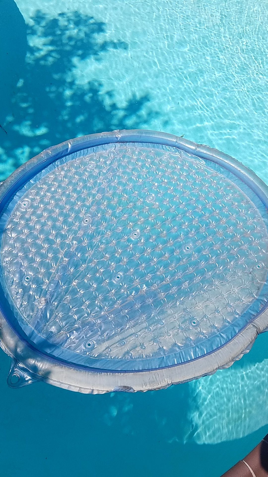 Floating Solar Sun Rings to heat pool