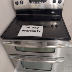 Maytag Stainless Double Oven Range Stove