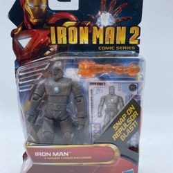 Hasbro Marvel Iron Man 2 Comic Series "IRON MAN" Action Figure New