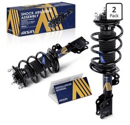 AISIN complete front strut and coil spring assembly set for 2015–2023 Ford Mustang 2.3L EcoBoost.