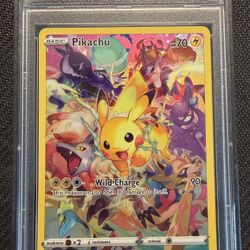 Pikachu Secret Rare Crown Zenith PSA 10 