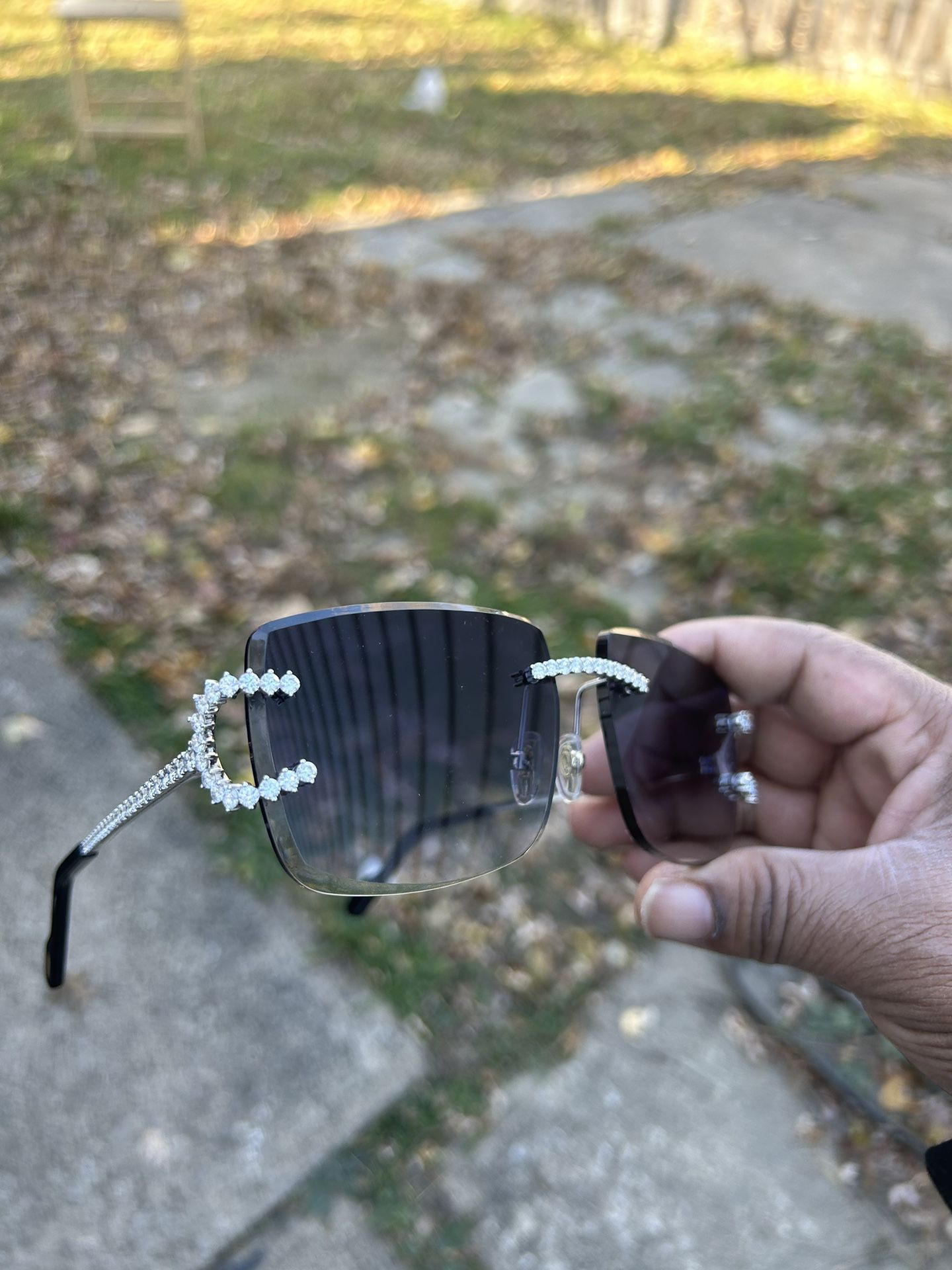 Diamond Cartier Sunglasses 