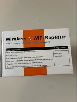 Wireless-N wifi repeater