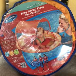 Swim Ways Baby Spring Float With Canopy 