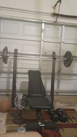 Weight bence an weights
