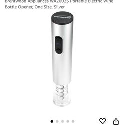 Brentwood Electric Wine Bottle Opener / Wine Rack 
