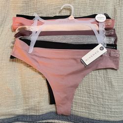 Danskin Organic Cotton Thong Set 7 pack Size XL