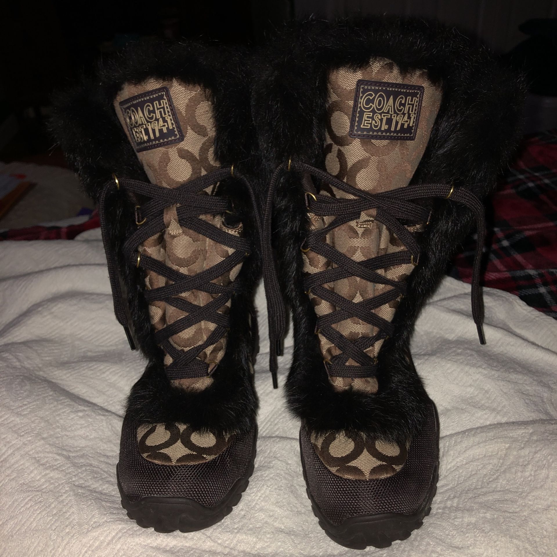Coach Boots Wm 10