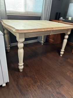 Rustic Farmhouse Kitchen Dining Room Table Solid Wood