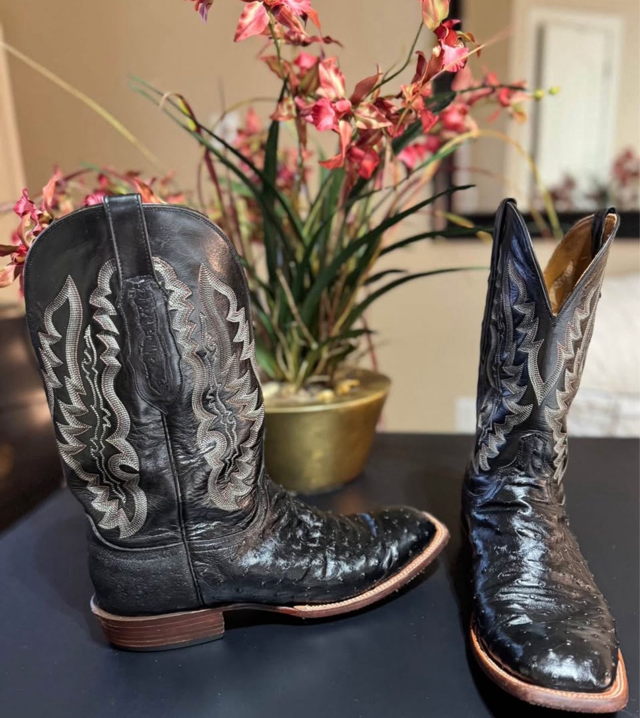 Lucchese Harmon Black - Men’s Size 12 D
