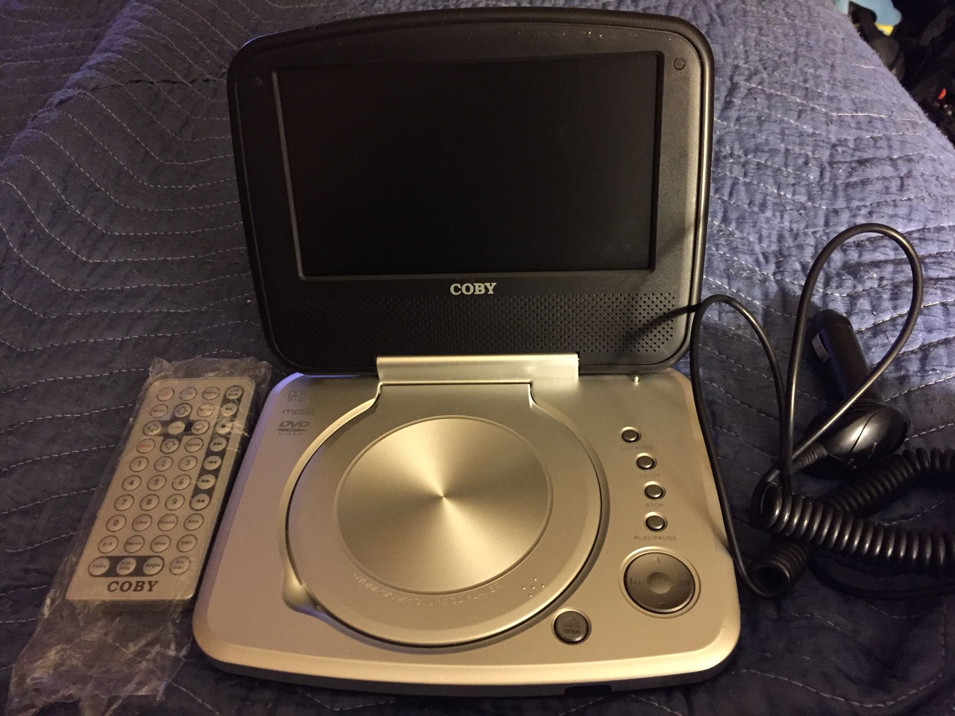 Coby DVD player with power cords