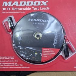 MADDOX 30Ft. Retractable Teast Leads