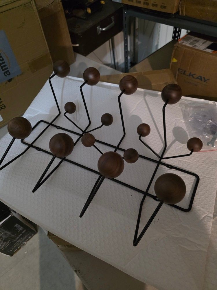 Modern Coat Rack, Mid Century Modern Wall Mounted Hooks, wall mounted key holder,coat rack