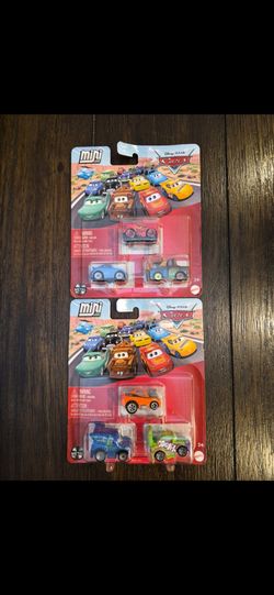 Disney Pixar Cars Mini Racers 3-Pack Bundle