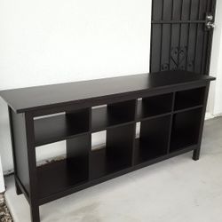 IKEA TV Stand Entertainment center Dark  62 W X 16 L X 29 H Inches 