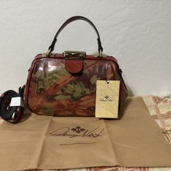 NWT Patricia Nash Gracchi Satchel Watercolor Butterfly Purse Heritage Collection