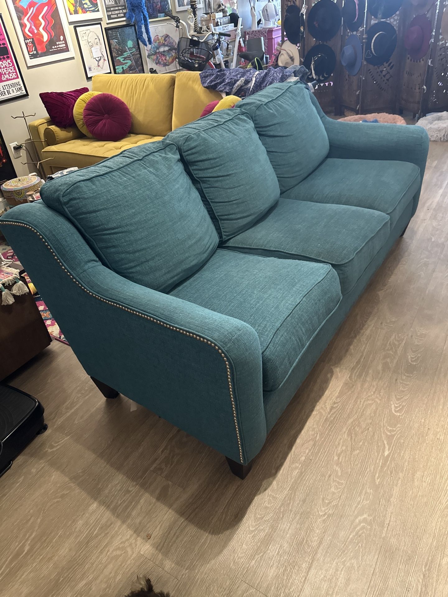 Teal Couch