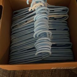 FREE 40 Plastic Hangars Kids Size