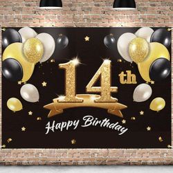 Happy birthday 14 Th Size 4x6