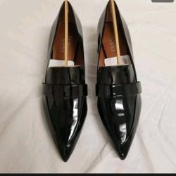 Franco Sarto Womens Loafer Block Heels Pointed Toe 9