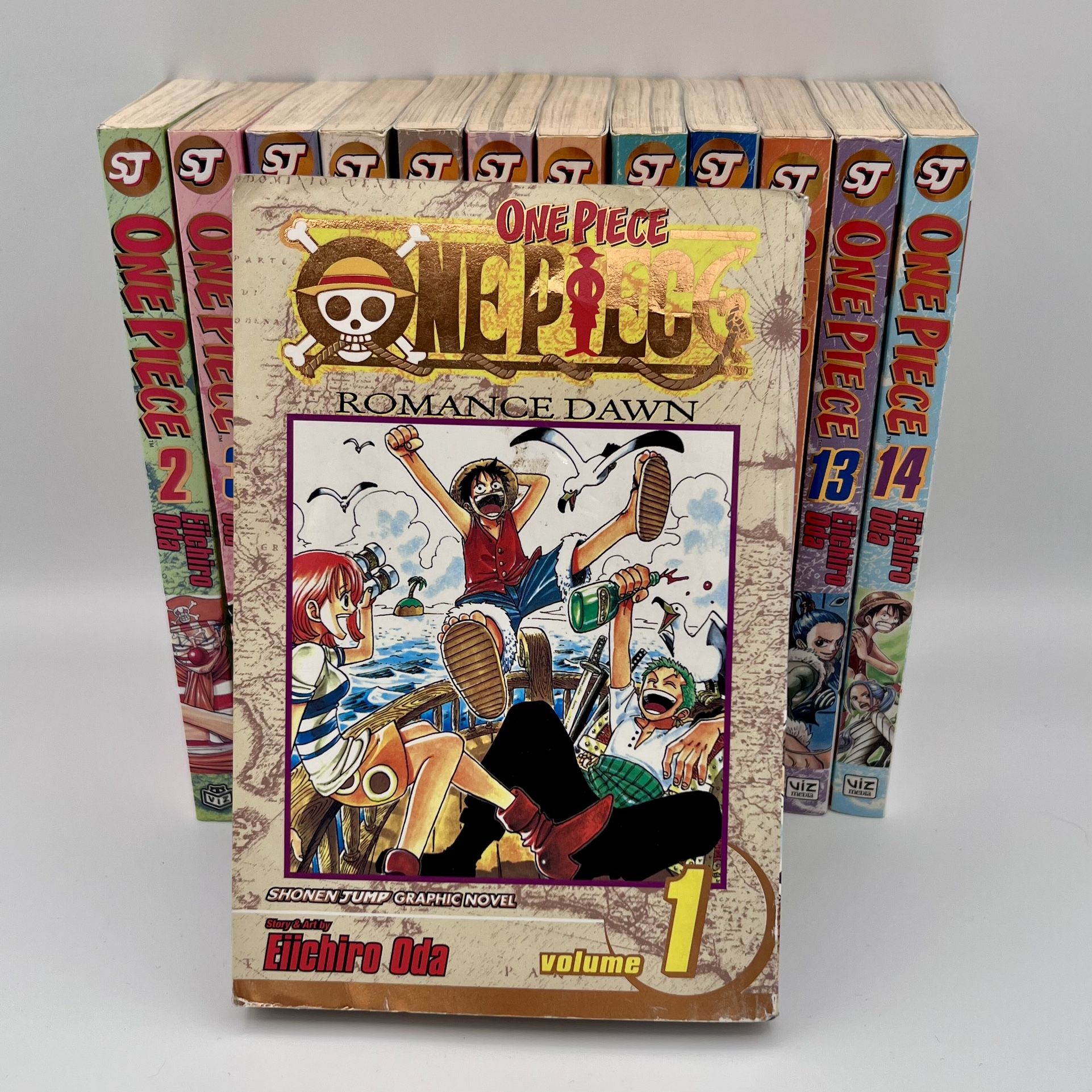 One Piece Manga Volumes 1-10 & 12-14