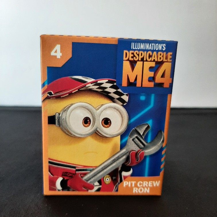Despicable Me 4 Ron McDonald's 2024 Collection Toy #4 Pit Crew Ron Minion