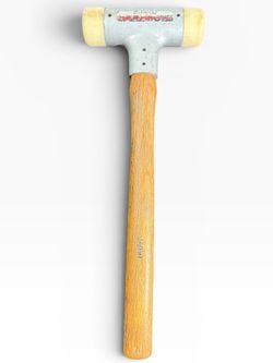 Vintage Dead Blow Hammer 16 oz Japan Mallet Wood Handle 14in Length