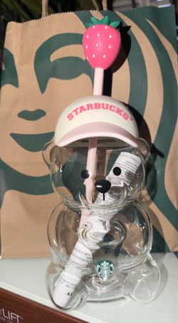 Brand new strawberry glass bar cup