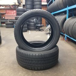 🔥 (2) 285 45 22 Bridgestone Dueler All Season Tires 