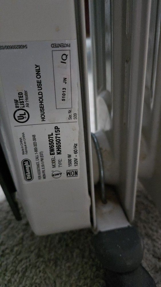 DeLonghi Oil Filled Electric Heater