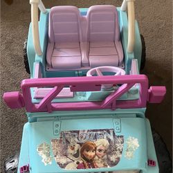 Power Wheels Jeep Wrangler  Frozen Edition
