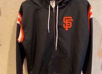 NEW PINK LOGO SF GIANTS XS WINDBREAKER JACKET