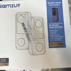 Samzur 2K (Wired) Video Doorbell