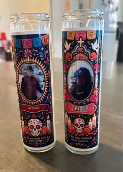 Día de los muertos candle