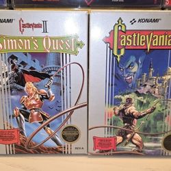 NES NINTENDO CASTLEVANIA 1&2 CIB