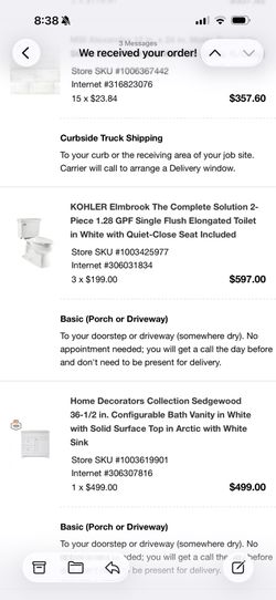 New toilet