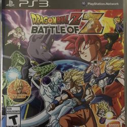 DragonBall Z Battle of Z Sony PlayStation 3 PS3