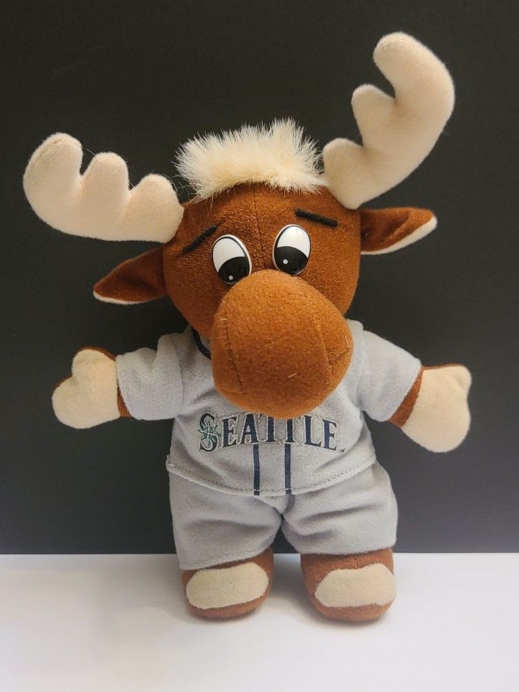Official Seattle Mariners Moose Mascot 7” Plush Rare