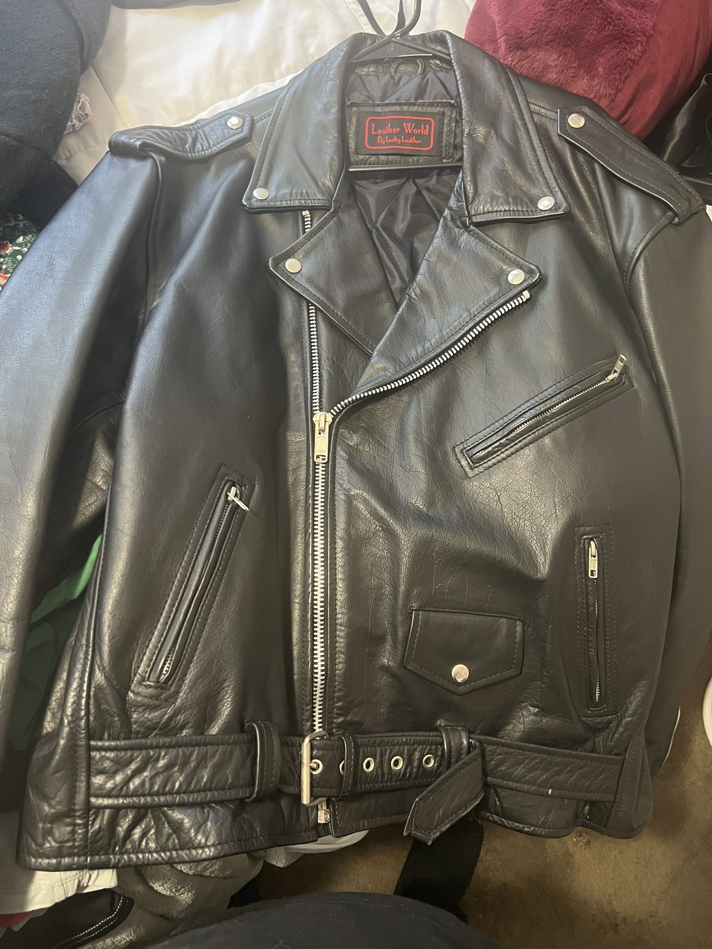 Leather jacket